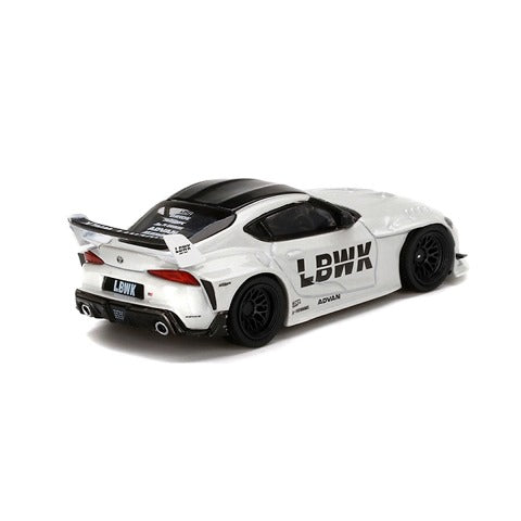 MC102-WH MINI-GT LBWK Limited 1:64 LB WORKS Toyota GR Supra White RHD