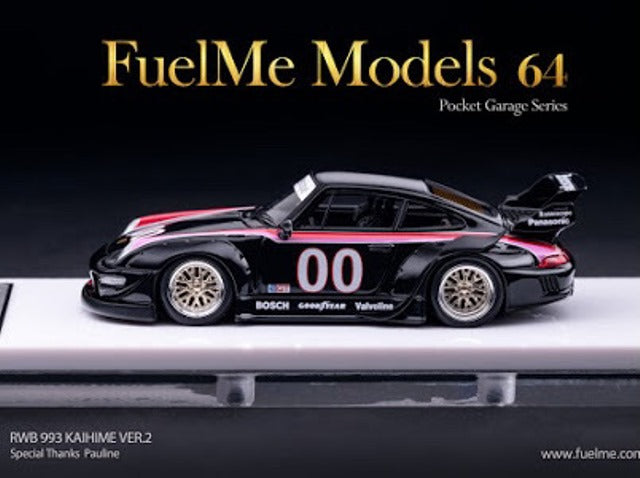 FM64002-RWB993-15B Fuelme Models 1:64 Porsche RWB 993 Kaihime Ver.2 Whale Wing