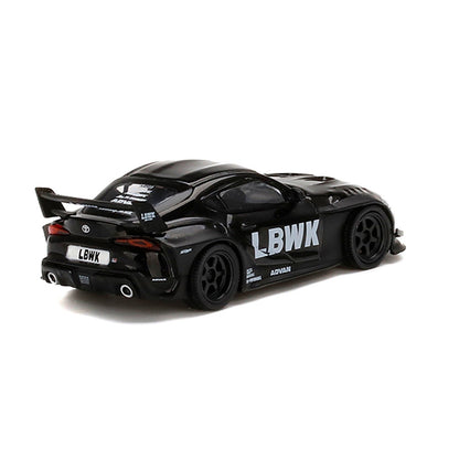 MC102-BK MINI-GT LBWK Limited 1:64 LB WORKS Toyota GR Supra Black RHD Blister