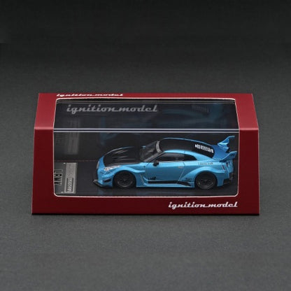 MC107-BM ignition model 1:64 LB-Silhouette WORKS GT 35GT-RR Ver1 Light Blue Meta