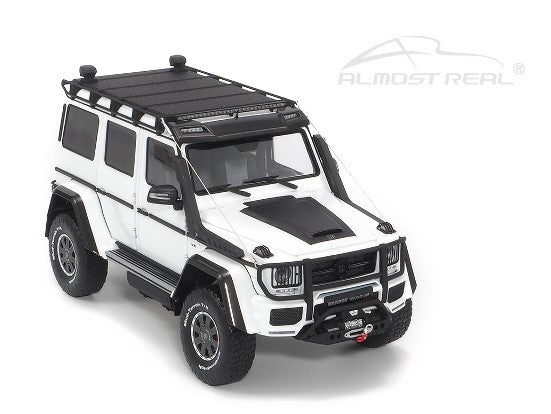 AL860305 Almost Real 1:18 Mercedes Benz Brabus 550 Adventure G-Class 2017 White