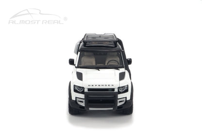 AL810707 Almost Real 1:18 Land Rover Defender 90 2020 Fuji White model car