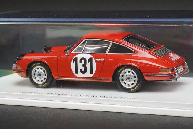 1:43 SPARK S6602 Porsche 911 Monte Carlo Rally 1966 #131 model car