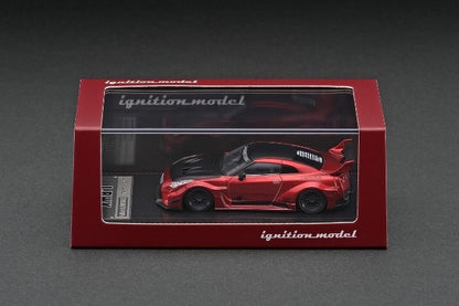 MC107-RM ignition model 1:64 LB-Silhouette WORKS GT 35GT-RR Red Metallic