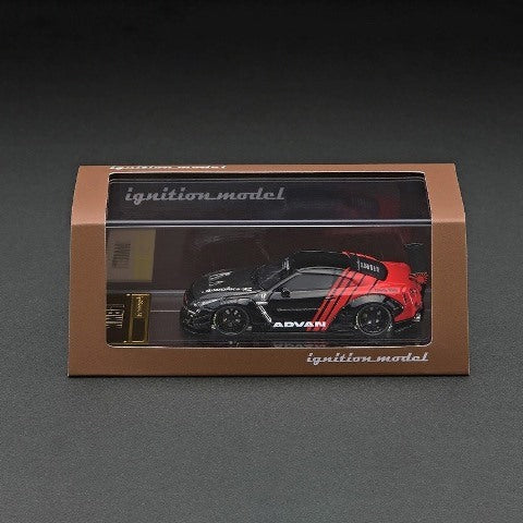 IG2371 ignition model 1:64 LB-WORKS GT-R R35 type 2 ADVAN Black / Red model cars