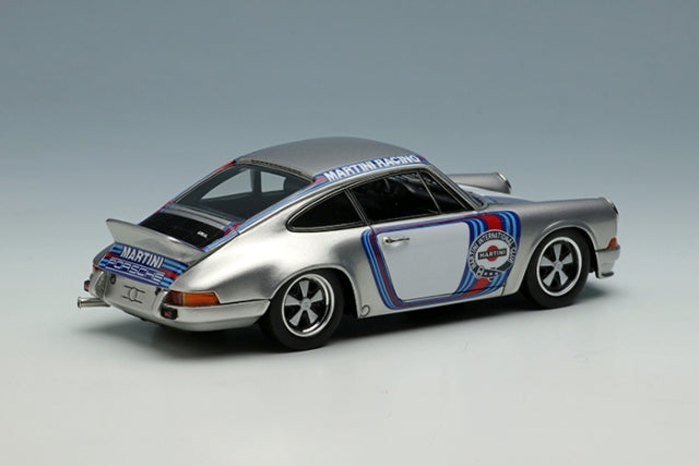 VM009R MakeUp VISION 1:43 Porsche 911 Carrera RS 2.7 1973 Silver/MARTINI