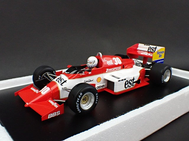 1:18 SPARK Raceland Custom RS1804 Zakspeed 841 West 1985 F1 Belgian GP #30