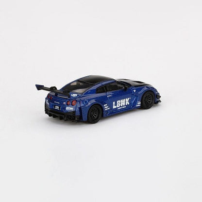 TSM MINI-GT 1:64 Nissan LBWK Limited LB-Silhouette WORKS GT 35GT-RR Ver.2 LBWK Blue RHD Blister Pack