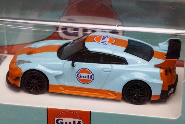 TM Time Micro 1:64 Nissan GTR R35 Gulf Roof Luggage Figures model car