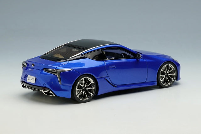 EM560A MakeUp EIDOLON 1:43 Lexus LC500 "Structural Blue" 2018 Blue Moment Interior