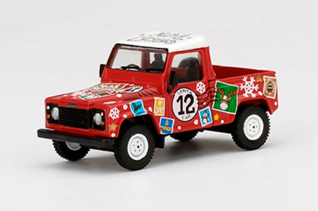 MGT00320-R TSM MINI-GT 1:64 Land Rover Defender 90 PICKUP 2021 Christmas Edition RHD