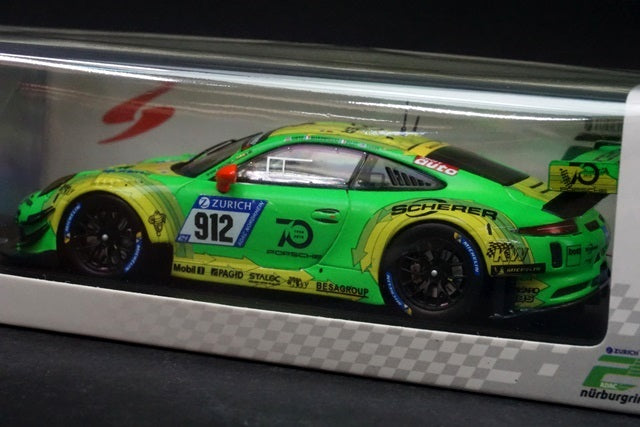 1:43 SPARK SG400 Porsche 911 GT3 R-Manthey Racing Nurburgring 24h Winner 2018 #912