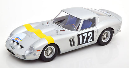 KKDC180734 KK scale 1:18 Ferrari 250 GTO 1964 No.172 Winner Tour de France Silver/Yellow