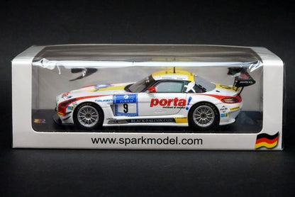 1:43 SPARK SG077 Mercedes Benz SLS AMG GT3 Nurburgring 24h Winner 2013#9