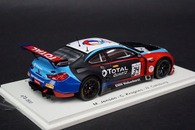 1:43 SPARK SB257 BMW M6 GT3 #34 Walkenhorst Motorsport 24h SPA 2019 model car