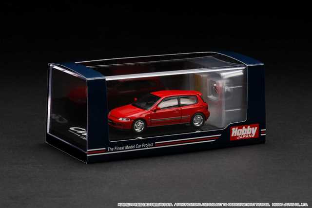 HJ641017GR Hobby JAPAN 1:64 Honda Civic EG6 SiR II/with engine display model