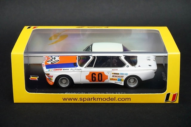 1:43 SPARK SB227 BMW CSL 1000km SPA 1973 H.Lauda - H.Stuck #60