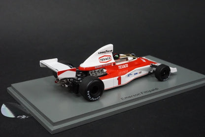 1:43 SPARK S5743 McLaren M23 #1 winner British GP 1975 Emerson Fittipaldi