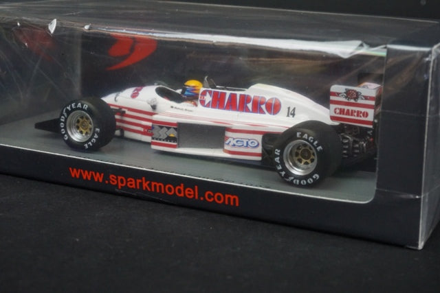 1:43 SPARK S7221 AGS JH22 Australian GP 1987 R.Moreno #14 model car