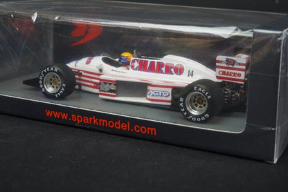 1:43 SPARK S7221 AGS JH22 Australian GP 1987 R.Moreno #14 model car