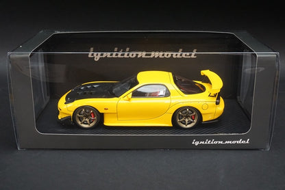 1:18 ignition model IG2228 Mazda RX-7 (FD3S) Yellow model cars