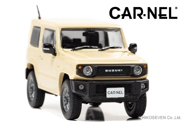 CN431804 CAR-NEL 1:43 Suzuki Jimny XC JB64W 2018 Chiffon Ivory Metallic