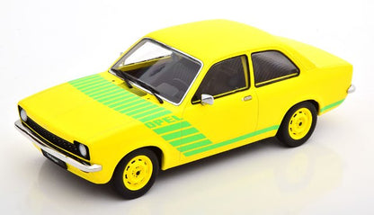 KKDC180673 KK Scale 1:18 Opel Kadett C Swinger 1973 Yellow/Green