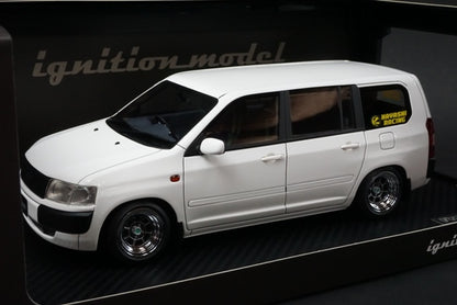 1:18 ignition model IG1644 Toyota Probox GL NCP51V White Hayashi-Wheel