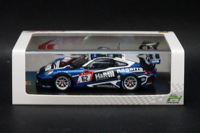 1:43 SPARK SG531 Porsche 911 GT3 Cup Muhlner Motorsport Winner SP 7 class 24h Nurburgring 2019 #62