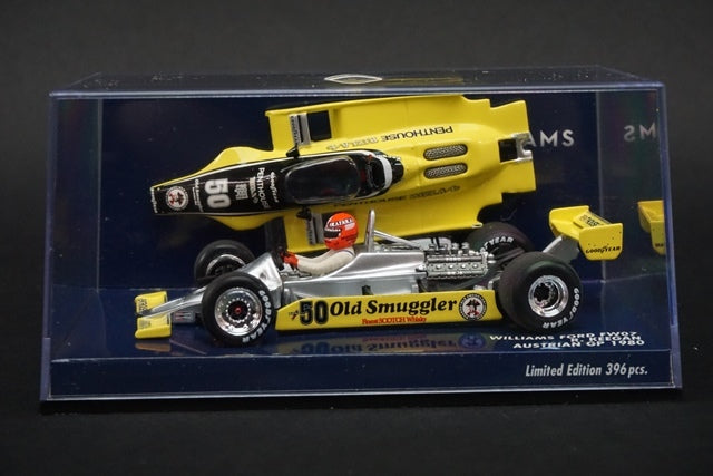 1:43 MINICHAMPS 400800150 Williams Ford FW07 Austrian GP 1980 #50 R.Keegan model car