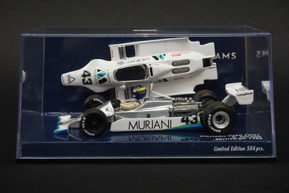 1:43 MINICHAMPS 400800043 Williams Ford FW07 D.Wilson British GP 1980 #43 D.Wilson