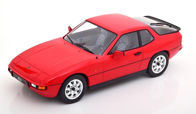 KKDC180721 KK Scale 1:18 Porsche 924 1985 Red