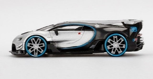 MGT00369-L TSM MINI-GT 1:64 Bugatti Vision Gran Turismo Silver LHD