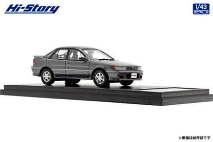 HS372GY Hi-story 1:43 Mitsubishi Lancer GSR 4WD 1988 Chateau Silver