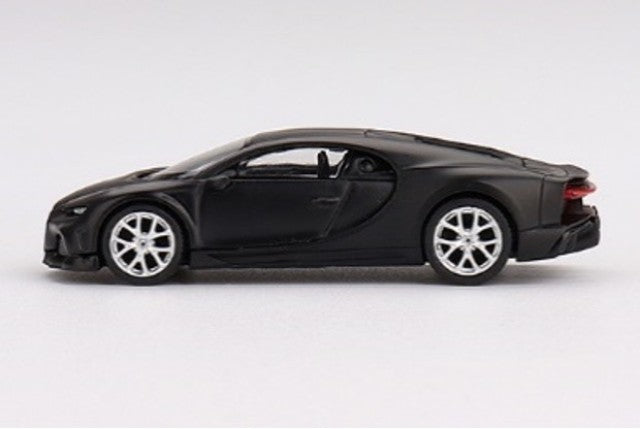 MGT00374-L TSM MINI-GT 1:64 Bugatti Chiron Super Sport 300+ Matte Black LHD