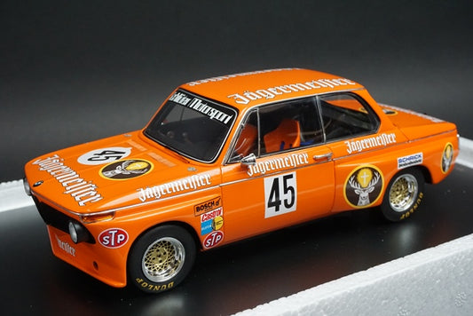 1:18 SPARK RS1802 BMW 2002 Norisring H.Kelleners 1974 #45 Jagermeister