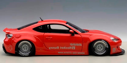 78757 AUTOart 1:18 Rocket Bunny 86 Red/Silver/Wheel