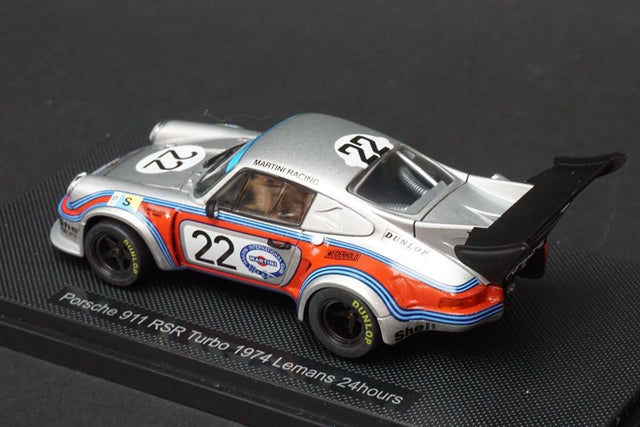 1:43 EBBRO 44308 Porsche 911 RSR Turbo LM 24h 1974 #22 Martini model car