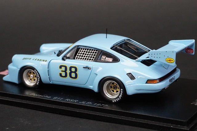 1:43 SPARK US045 Porsche 911 RSR #38 Mid-Ohio 100 Miles 1977 John Paul model car