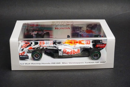 1:43 SPARK ZBE10FH221A00 Red Bull Racing Honda RB16B Turkish GP 2021 #33