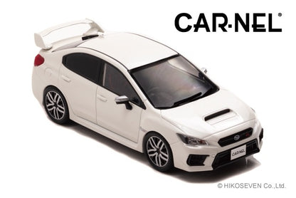 CN431903 CAR-NEL 1:43 Subaru WRX STI Type S VAB 2019 Crystal White Pearl