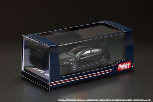 HJ642018BBK Hobby JAPAN 1:64 Honda Civic Hatchback (FK7) 2020 Custom Version Crystal Black Pearl