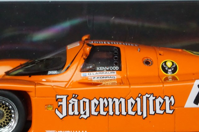 1:43 SPARK CAP04300211 Porsche Special Order Porsche 962 6.Platz Sportwagen WM Nurburgring 1989 #16 Jagermeister