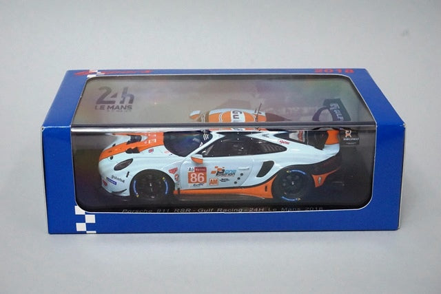 1:43 SPARK S7041 Porsche 911 RSR Gulf Racing 24h Le Mans 2018 #86