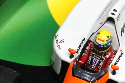 1:43 MINICHAMPS 540914391 McLaren Honda MP4-6 A.Senna German GP World Champion 1991 #1 ASC No.25