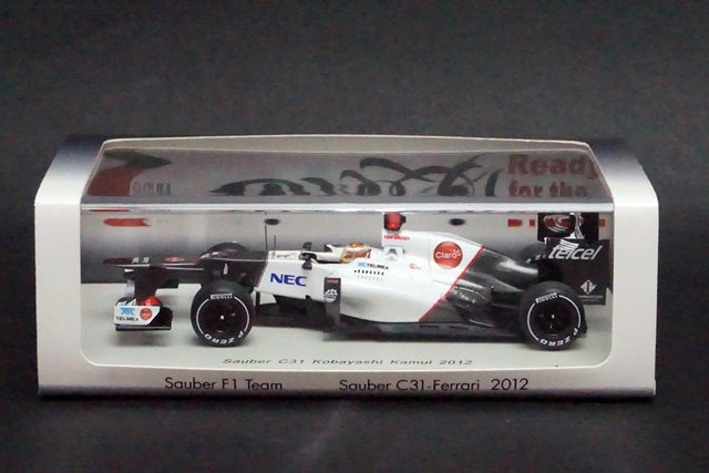 1:43 SPARK SS04 Suzuka 50th Anniversary Sauber C31 Ferrari Kamui Kobayashi 2012 #14 Ready for the Dream