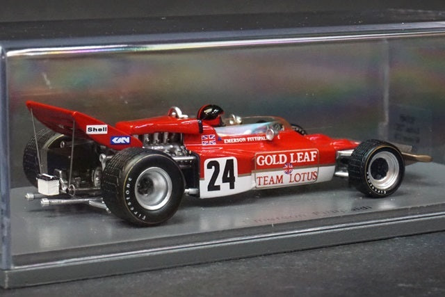 1:43 SPARK S5345 Lotus 72C US GP 1970 Winner #24 E.Fittipaldi