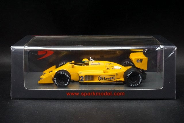 1:43 SPARK S7131 Lotus 99T Monaco GP 1987 Winner #12 A.Senna