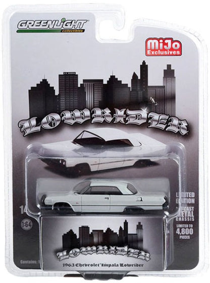 51465 GreenLight 1:64 Chevrolet 1963 Impala Lowrider Gray North America Limited