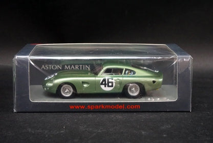 1:43 SPARK S3688 Aston Martin DP214 1963 Monza Coppa Inter-European Winner #46 R. Salvadori